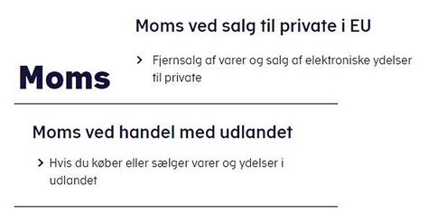 Betale moms som selvstændig